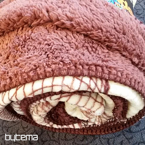 Coperta di pecora - bolla color crema