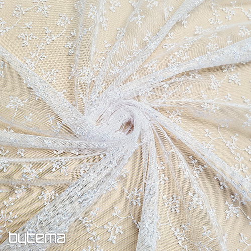 Tenda ricamata di lusso TINY WHITE Twig