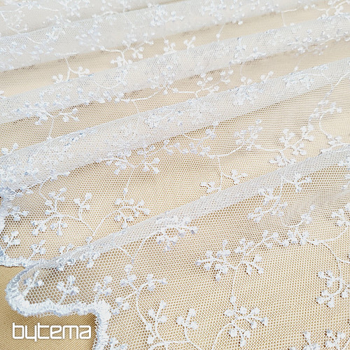 Tenda ricamata di lusso TINY WHITE Twig