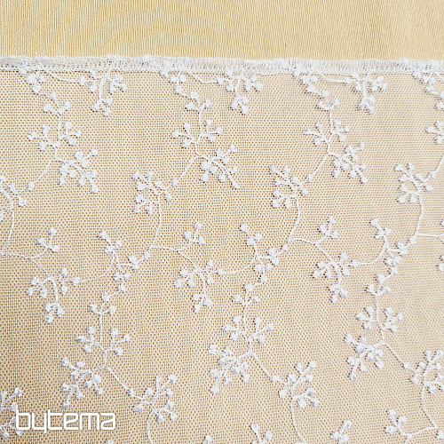 Tenda ricamata di lusso TINY WHITE Twig