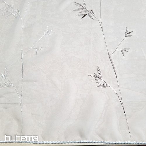 Tenda ricamata di lusso GERSTER 11757 bianca
