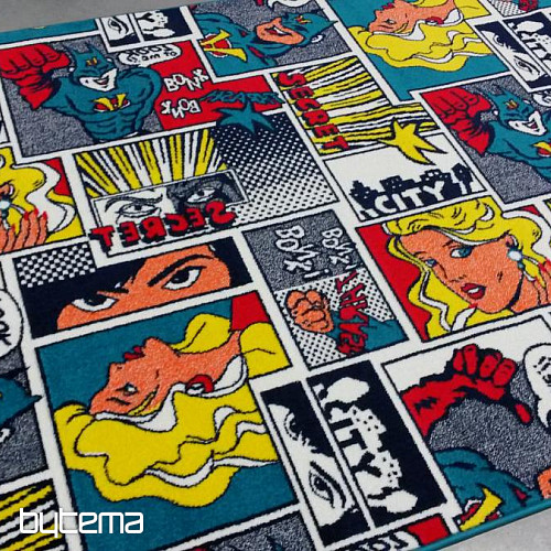 Tappeto di design KOMIKS