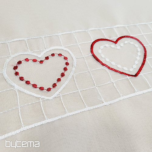 Tenda pronta GERSTER bianco - CUORE