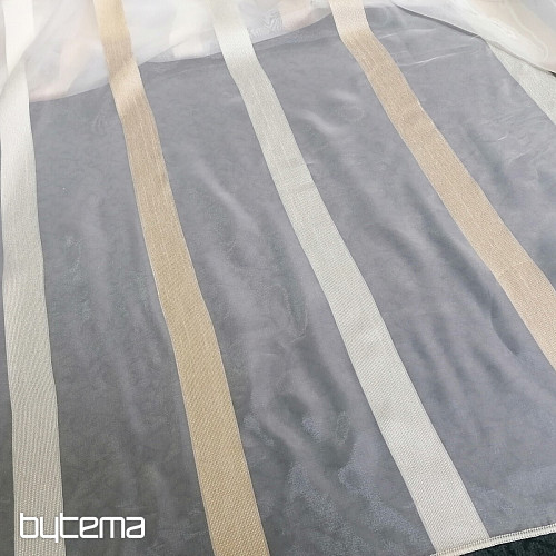 Tenda in voile STRIPES ORO