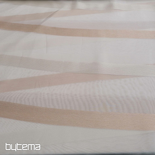 Tenda in voile STRIPES ORO