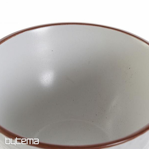 Ciotola WHITE RELIEF 14,7x7,7 cm bianca