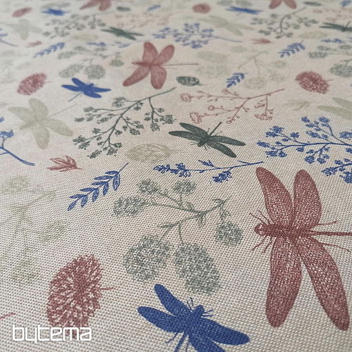 Tessuto decorativo Libellule