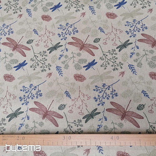 Tessuto decorativo Libellule