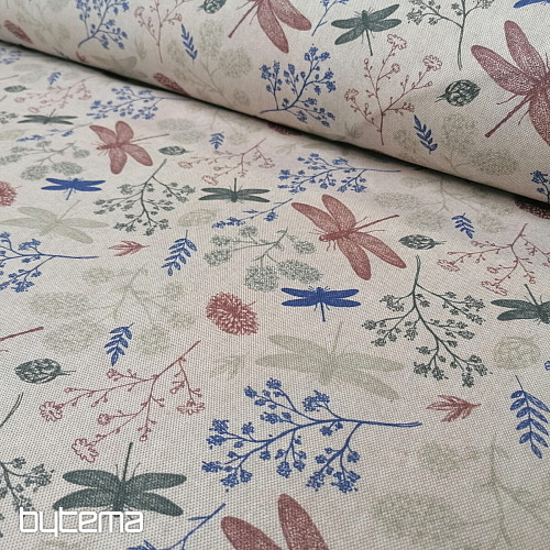 Tessuto decorativo Libellule