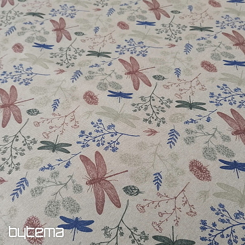 Tessuto decorativo Libellule