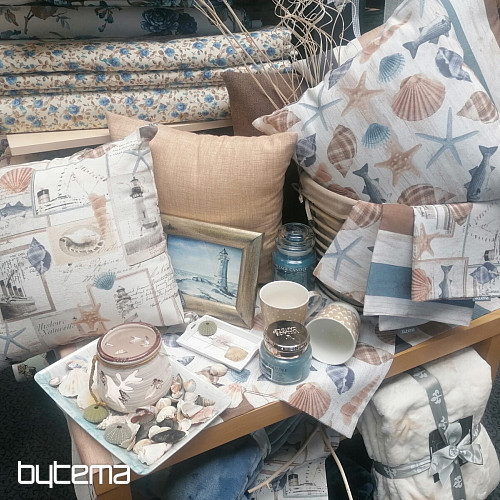 Tessuto decorativo Righe oceaniche