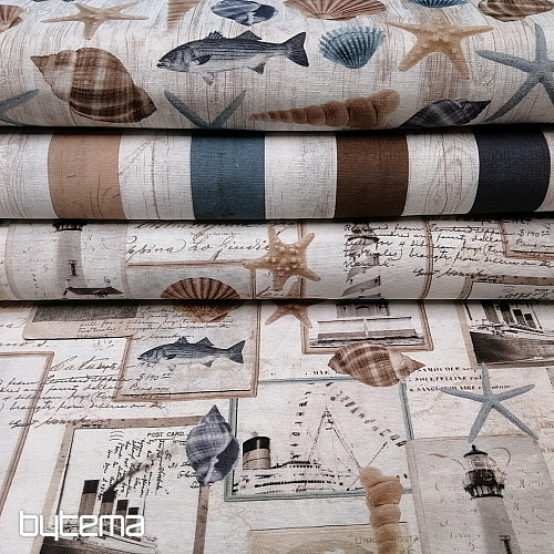 Tessuto decorativo Oceano