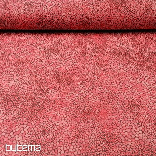 Tessuto decorativo Wanita salmone scuro