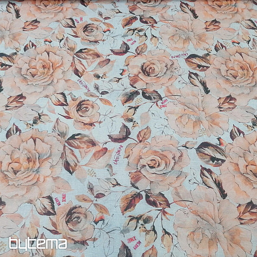 Tessuto decorativo natalizio Fiori dell&#39;armonia