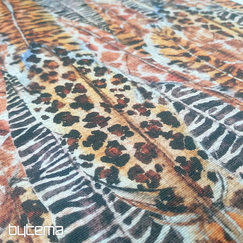 Tessuto decorativo Piume di ghepardo