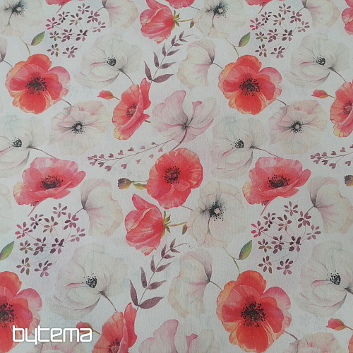 Tessuto decorativo MABEL PAPAVERI