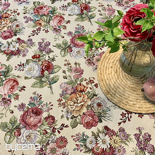Tovaglia arazzo, sciarpa Bouquet