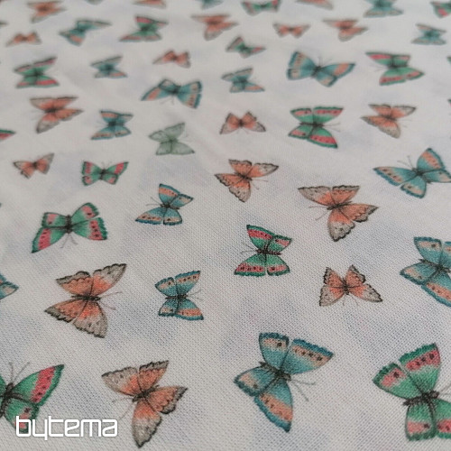 Mini papillon in tessuto di cotone