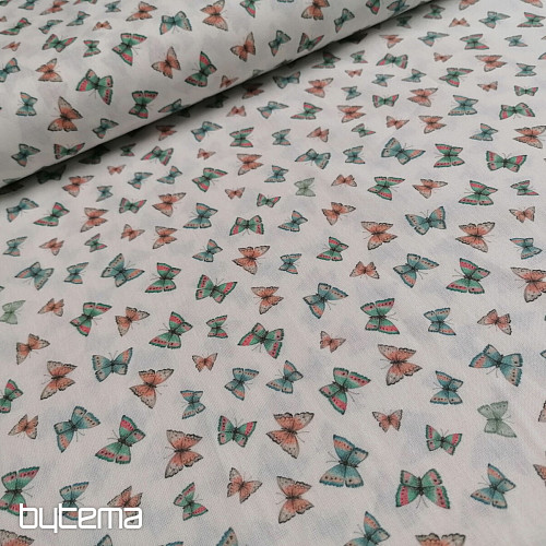 Mini papillon in tessuto di cotone