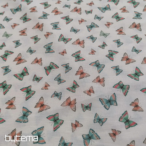 Mini papillon in tessuto di cotone