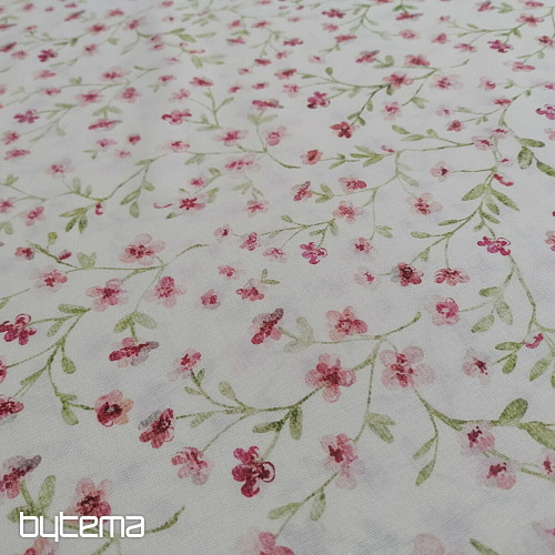 Tessuto di cotone rosa mini sakura