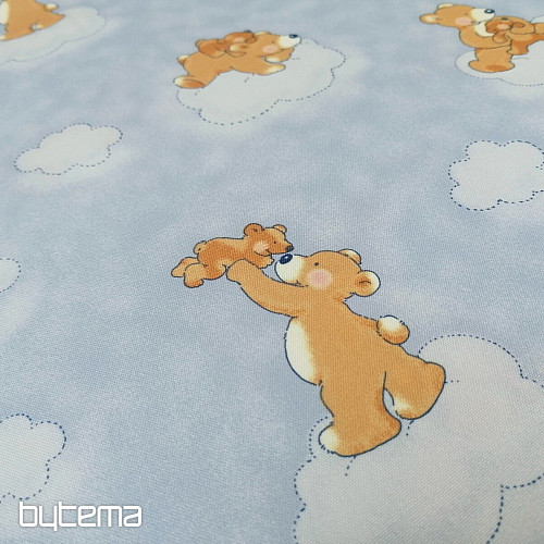 Tessuto decorativo TEDDY BLU
