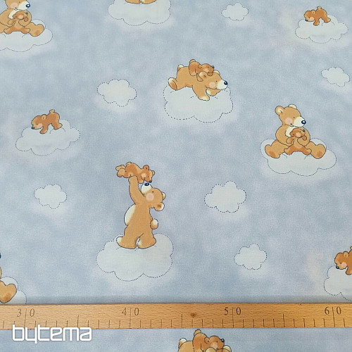 Tessuto decorativo TEDDY BLU
