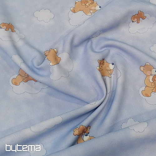 Tessuto decorativo TEDDY BLU