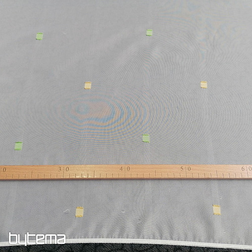 Tenda in voile bianco 9350/300/42