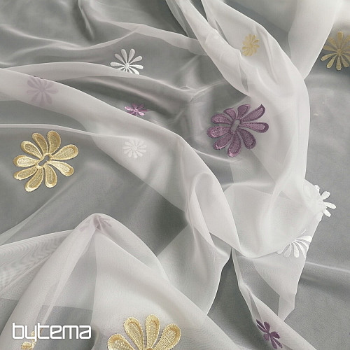 Tenda in voile bianco 633/300/6730