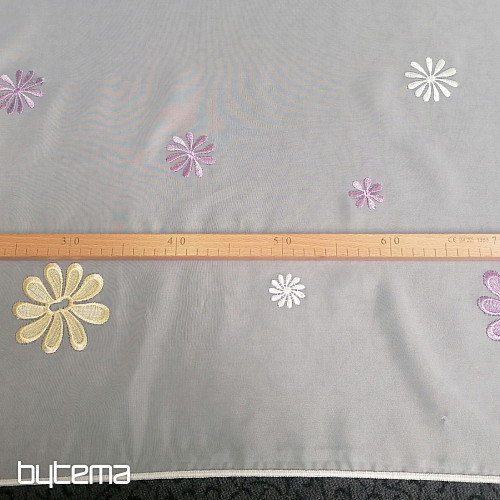 Tenda in voile bianco 633/300/6730