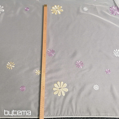 Tenda in voile bianco 633/300/6730