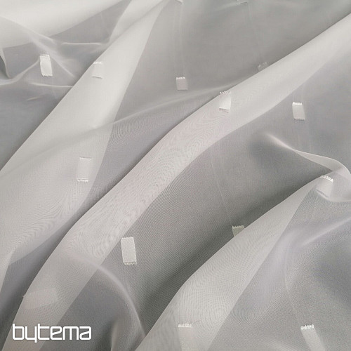 Tenda in voile bianco 611567/290/745