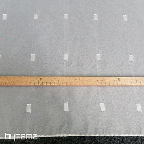 Tenda in voile bianco 611567/290/745