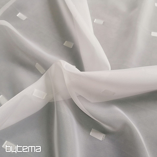 Tenda in voile bianco 611567/290/745