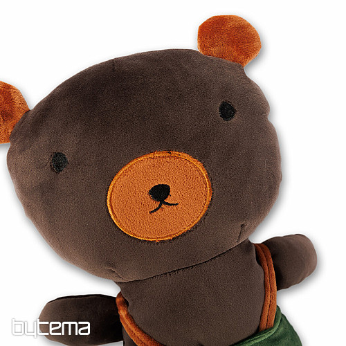 Peluche: cuscino a forma di orsacchiotto con pantaloni