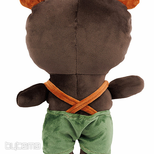 Peluche: cuscino a forma di orsacchiotto con pantaloni