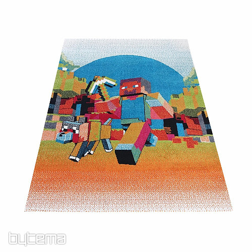 Tappeto per bambini MONDO 105 - MINECRAFT