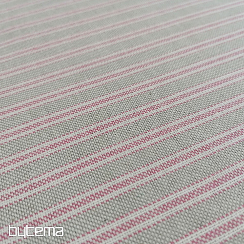 Tessuto decorativo Righe Iris - rosa 76