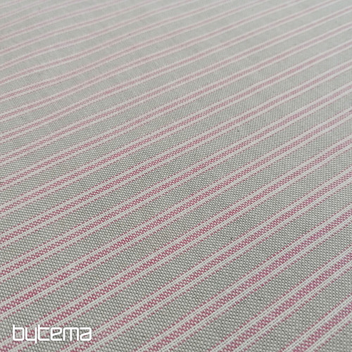 Tessuto decorativo Righe Iris - rosa 76