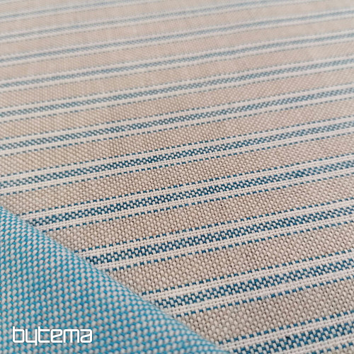 Tessuto decorativo Righe Iris - blu 77