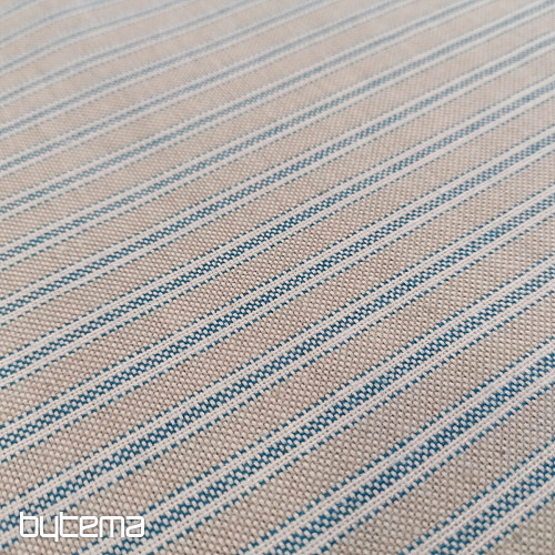 Tessuto decorativo Righe Iris - blu 77