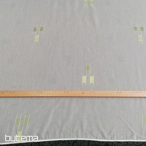 Tenda in voile 12106/180/04 fantasia verde