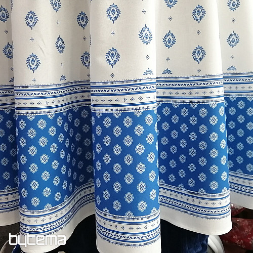 Tovaglia rotonda - folklore blu Ø 175 cm