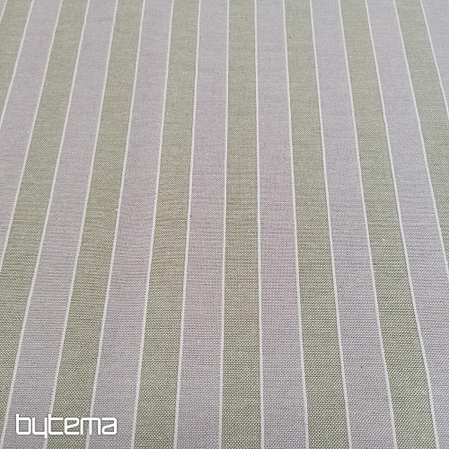 Tessuto decorativo strisce Trebol - verde 2 cm 66