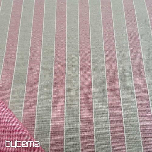 Tessuto decorativo strisce Trebol - rosa 2 cm 76