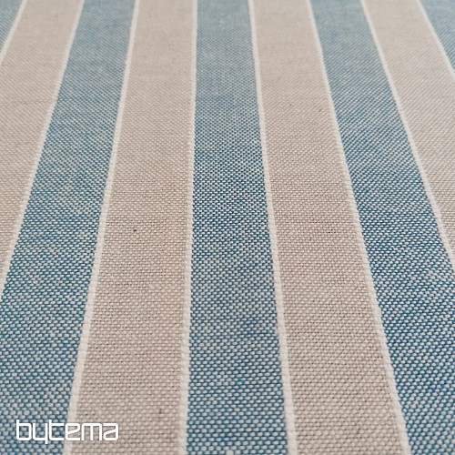 Tessuto decorativo strisce Trebol - blu 2 cm 77