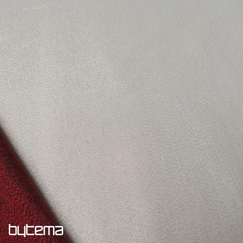 Tessuto per decorazioni natalizie Babbo Natale con lurex oro