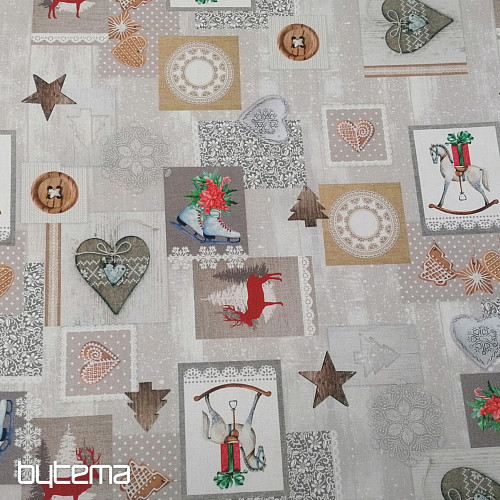 Tessuto per decorazioni natalizie Decorazioni natalizie