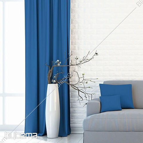 Tessuto decorativo BLACKOUT per tende blu 165